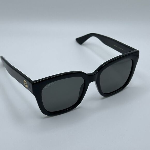 GUCCI Sunglasses GG1338S 001 Black Smoke Women NEW - Picture 1 of 12